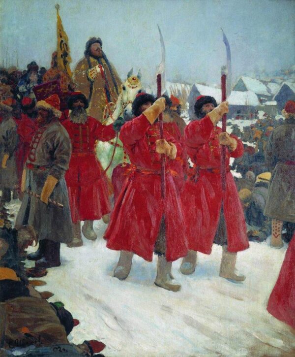 Russian Tsar XVI by Sergey Ivanov, hand-painted oil painting reproduction