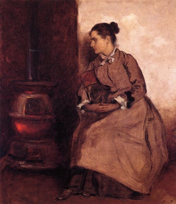 Ruth by Eastman Johnson, hand-painted oil painting reproduction
