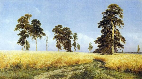 Rye by Ivan Shishkin, hand-painted oil painting reproduction