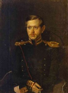 Portrait of S. S. Krylov by Pavel Fedotov, hand-painted oil painting reproduction