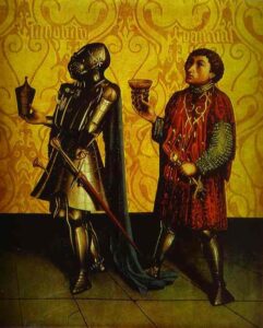 Sabobai and Benaiah by Konrad Witz, hand-painted oil painting reproduction