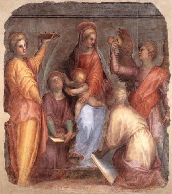 Sacra Conversazione by Jacopo Pontormo, hand-painted oil painting reproduction