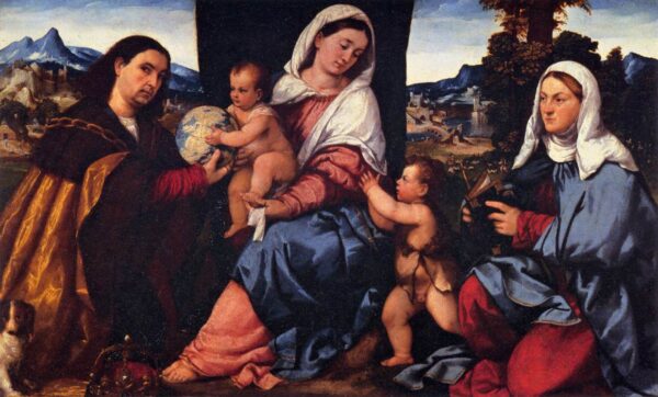 Sacra Conversazione by Bonifacio Veronese, hand-painted oil painting reproduction