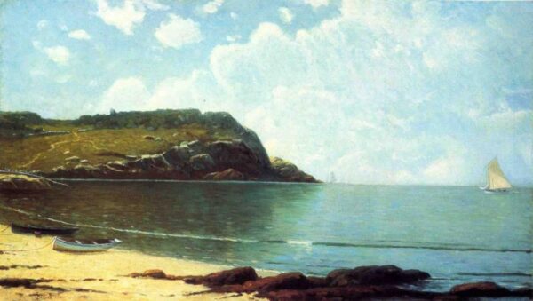 Sailing by Alfred Thompson Bricher, hand-painted oil painting reproduction