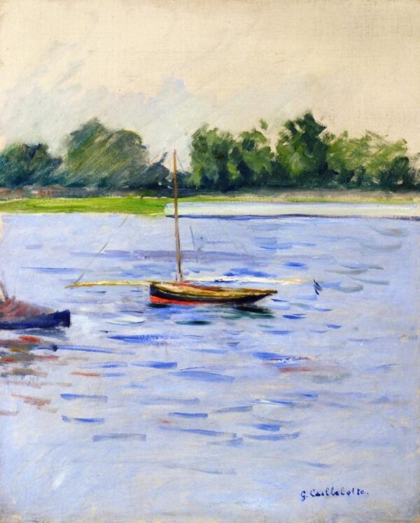 Sailing Boats on the Seine at Argenteuil by Gustave Caillebotte, hand-painted oil painting reproduction