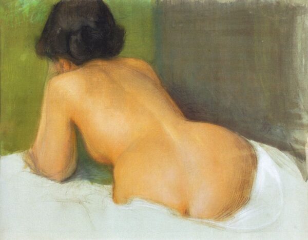 Saimi’s Back by Eero Järnefelt, hand-painted oil painting reproduction