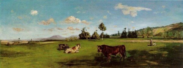 Saint-Saveur by Jean Frédéric Bazille, hand-painted oil painting reproduction