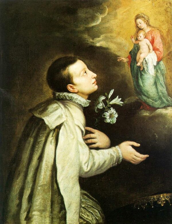 Saint Aloysius Gonzaga by Carlo Francesco Nuvolone, hand-painted oil painting reproduction