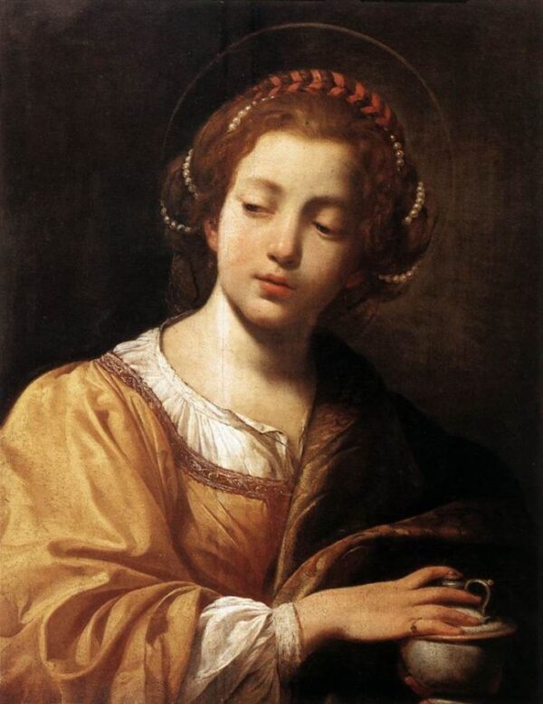 Saint Catherine by Simon Vouet, hand-painted oil painting reproduction