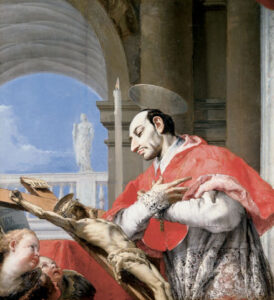 Saint Charles Borromeo by Giovanni Battista Tiepolo, hand-painted oil painting reproduction