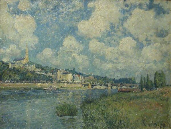Saint Cloud by Alfred Sisley, hand-painted oil painting reproduction