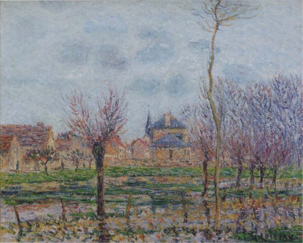 Saint Cyr du Vaudreuil by Gustave Loiseau, hand-painted oil painting reproduction
