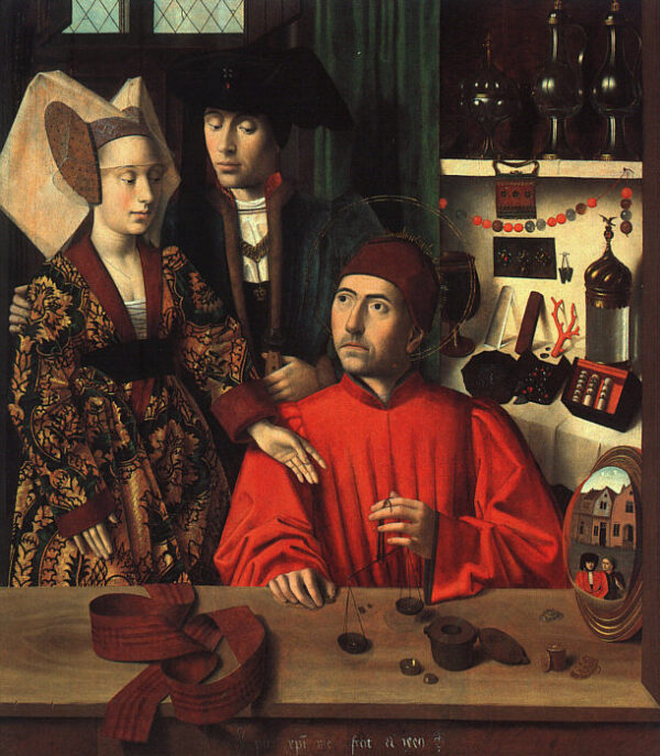 Saint Eligius by Petrus Christus, hand-painted oil painting reproduction