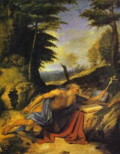 Saint Jerome In The Desert II by Lorenzo Lotto, hand-painted oil painting reproduction