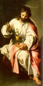 Saint John the Evangelist with the Poisoned Cup by Alonso Cano, hand-painted oil painting reproduction