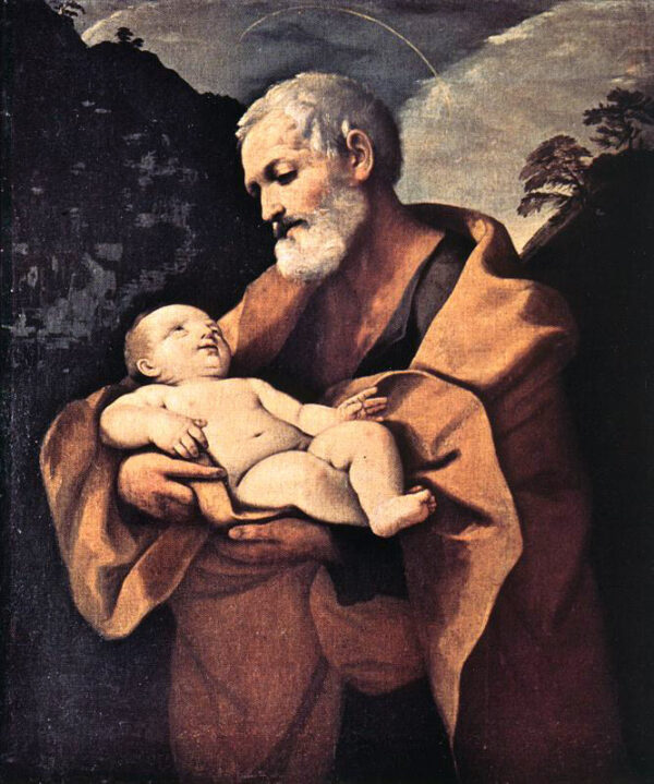 Saint Joseph by Guido Reni, hand-painted oil painting reproduction