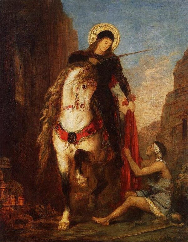 Saint Martin by Gustave Moreau, hand-painted oil painting reproduction