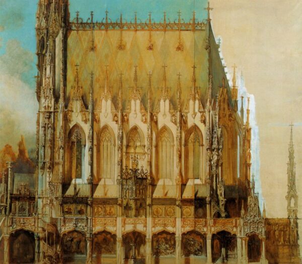 Saint Michael’s – Side View by Hans Makart, hand-painted oil painting reproduction
