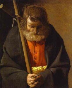 Saint Philippe by Georges de La Tour, hand-painted oil painting reproduction