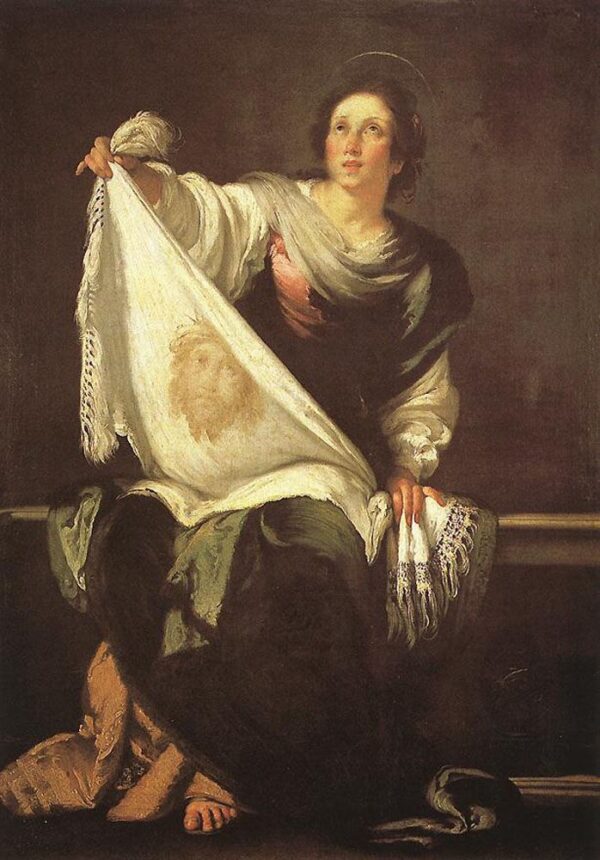Saint Veronica by Bernardo Strozzi, hand-painted oil painting reproduction
