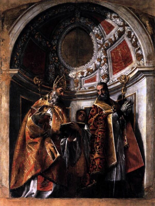 Saints Geminianus and Severus by Paolo Veronese, hand-painted oil painting reproduction