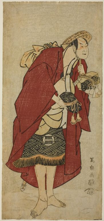 Sakata Hangoro III by Toshusai Sharaku, hand-painted oil reproduction