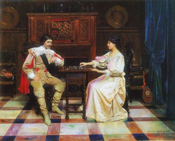 Sakkia by Gunnar Berndtson, hand-painted oil painting reproduction
