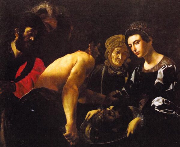 Salome by Giovanni Battista Caracciolo, hand-painted oil painting reproduction