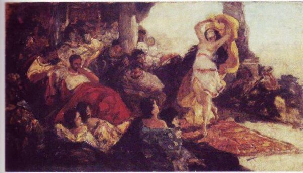 Salome’s Dance by Maurycy Gottlieb, hand-painted oil painting reproduction