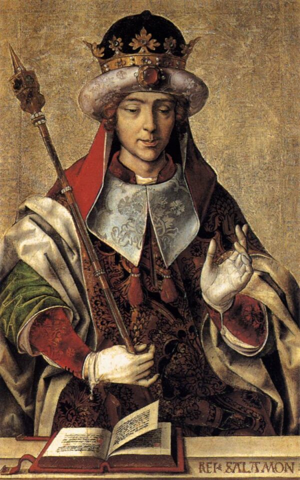 Salomon by Pedro Berruguete, hand-painted oil painting reproduction