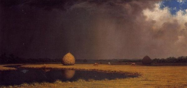 Salt Marsh Hay by Martin Johnson Heade, hand-painted oil painting reproduction
