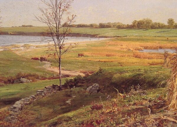 Salt Marsh by the Sea by William Trost Richards, hand-painted oil painting reproduction