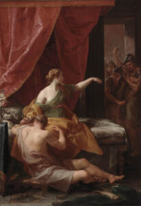 Samson and Delilah by Pompeo Batoni, hand-painted oil painting reproduction