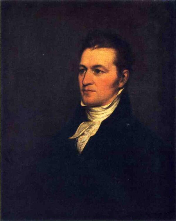 Samuel Miles Hopkins by John Trumbull, hand-painted oil painting reproduction
