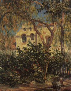 San Gabriel Mission by Guy Rose, hand-painted oil painting reproduction