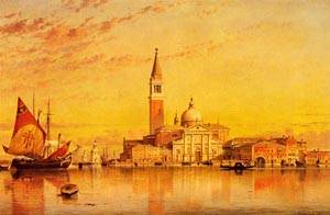 San Giorgio Maggiore Venice by Edward William Cooke, hand-painted oil reproduction