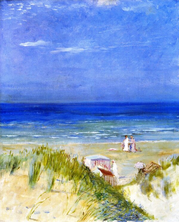 Sand Dunes Ambleteuse by Charles Conder, hand-painted oil painting reproduction