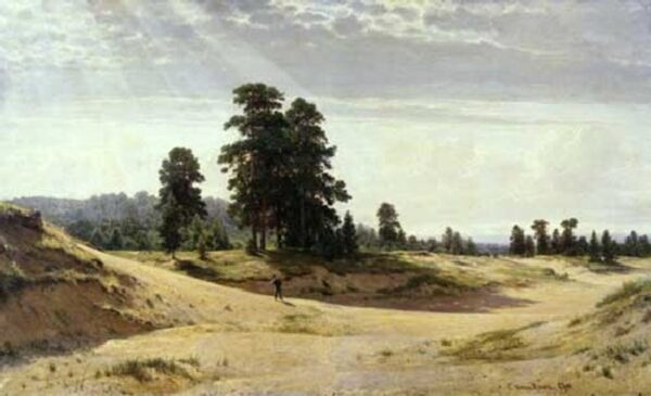 Sands by Ivan Shishkin, hand-painted oil painting reproduction