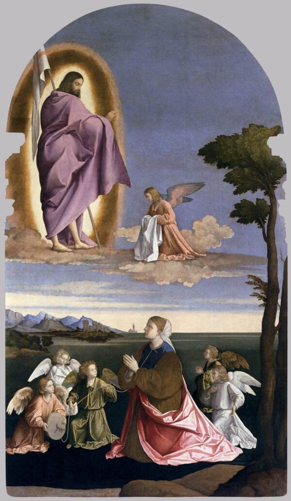 Santa Cristina Altarpiece by Vincenzo Catena, hand-painted oil painting reproduction