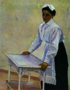 Sasha by Mikhail Nesterov, hand-painted oil painting reproduction
