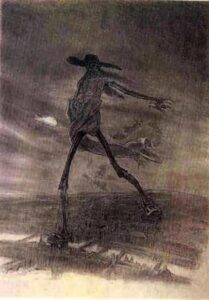 Satan Sowing Seeds by Félicien Rops, hand-painted oil painting reproduction