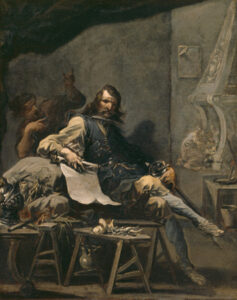 Satire on a Nobleman in Misery by Alessandro Magnasco, hand-painted oil painting reproduction