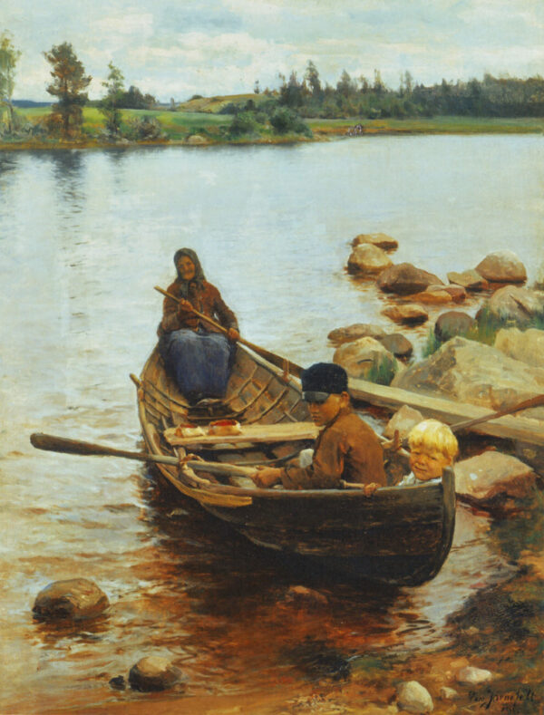 Savolaisvene by Eero Järnefelt, hand-painted oil painting reproduction