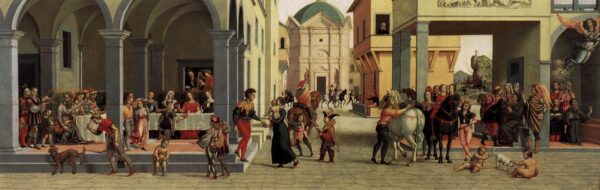 Scenes from the Story of Tobias b by Guiliano Bugiardini, hand-painted oil painting reproduction