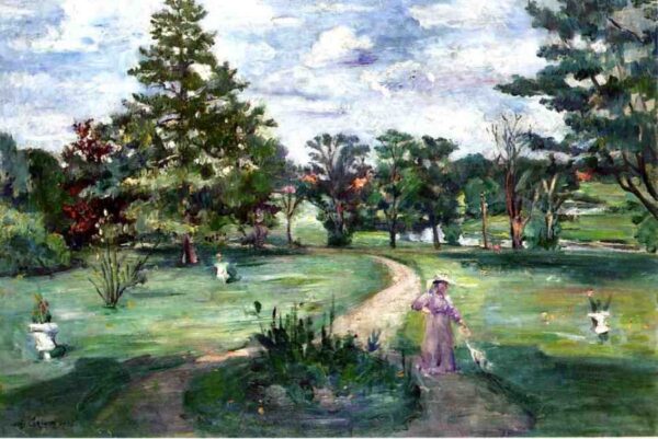 Schlosspark by Lovis Corinth, hand-painted oil painting reproduction