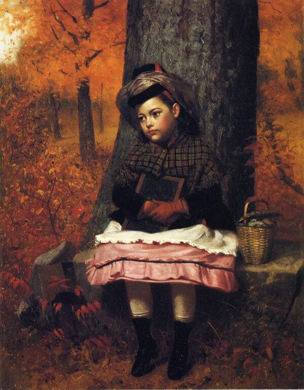 School Bound by John G Brown, hand-painted oil painting reproduction