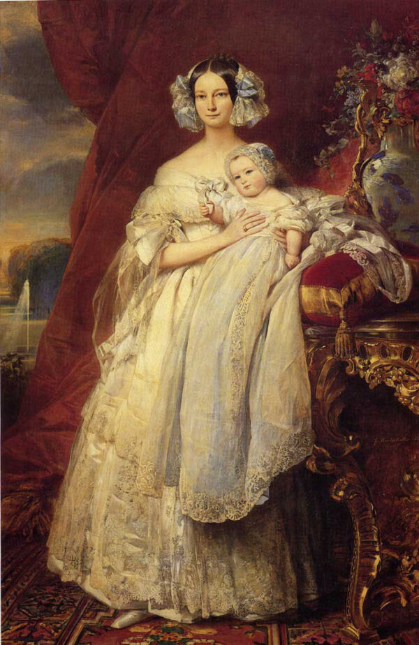 Helene Louise Elizabeth de Mecklembourg Schwerin by Franz Xavier Winterhalter, hand-painted oil painting reproduction