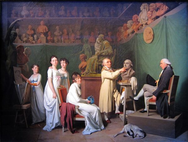 Sculptor at Work by Louis Leopold Boilly, hand-painted oil painting reproduction