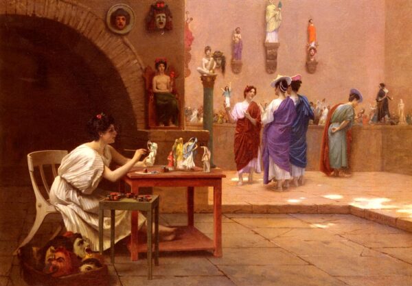 Sculpture Vitam Insufflat Pittura by Jean-Léon Gérôme, hand-painted oil painting reproduction