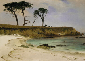 Sea Cove by Albert Bierstadt, hand-painted oil painting reproduction